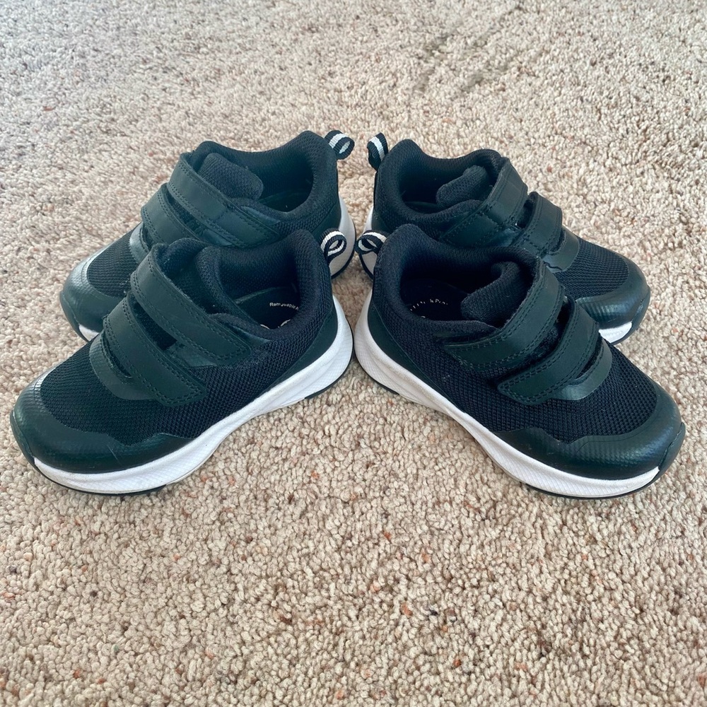 Athletic Works Kids Black and White Sneakers